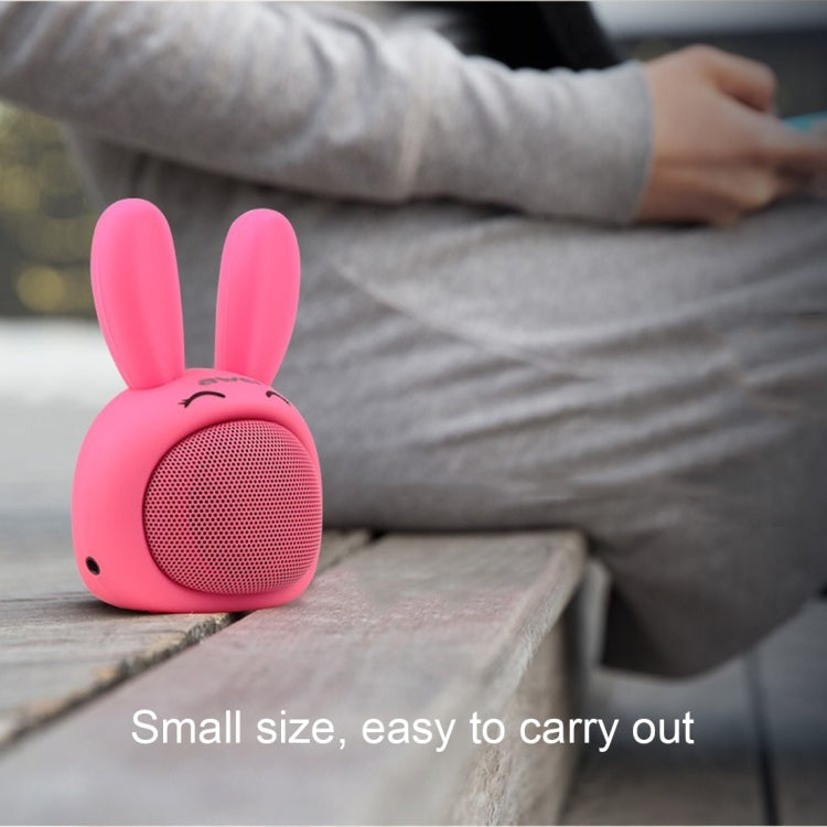 Awei Y700 Mini altoparlante Bluetooth wireless portatile coniglio, microfono incorporato, supporto AUX/chiamata a mani libere, Y700