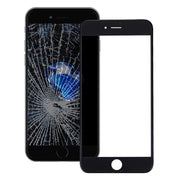 Front Screen Glass Outer Lens with Front LCD Screen Bezel Frame and OCA Adhesive Optically Clear for iPhone 7, For iPhone 7 (Frame+OCA)