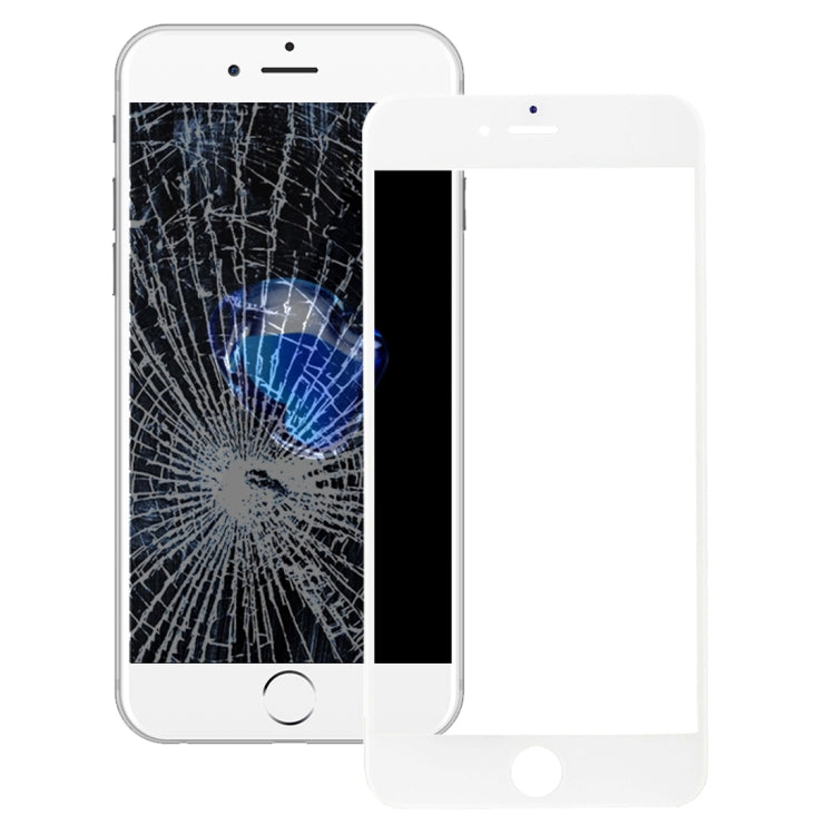 Lente vetro anteriore con cornice e adesivo per iPhone 7