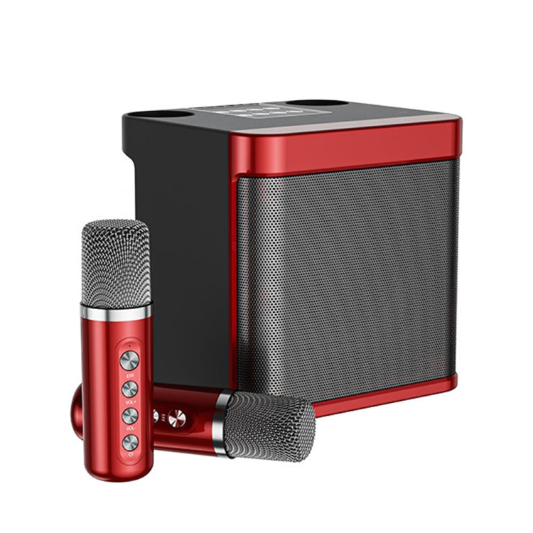 Wireless Bluetooth Karaoke Speaker Microphone YS-203, YS-203 (Silver), YS-203 (Black), YS-203 (Red)