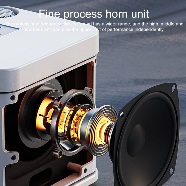 Microfono wireless Bluetooth con altoparlante karaoke YS-203