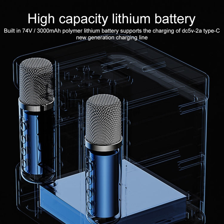 Microfono wireless Bluetooth con altoparlante karaoke YS-203
