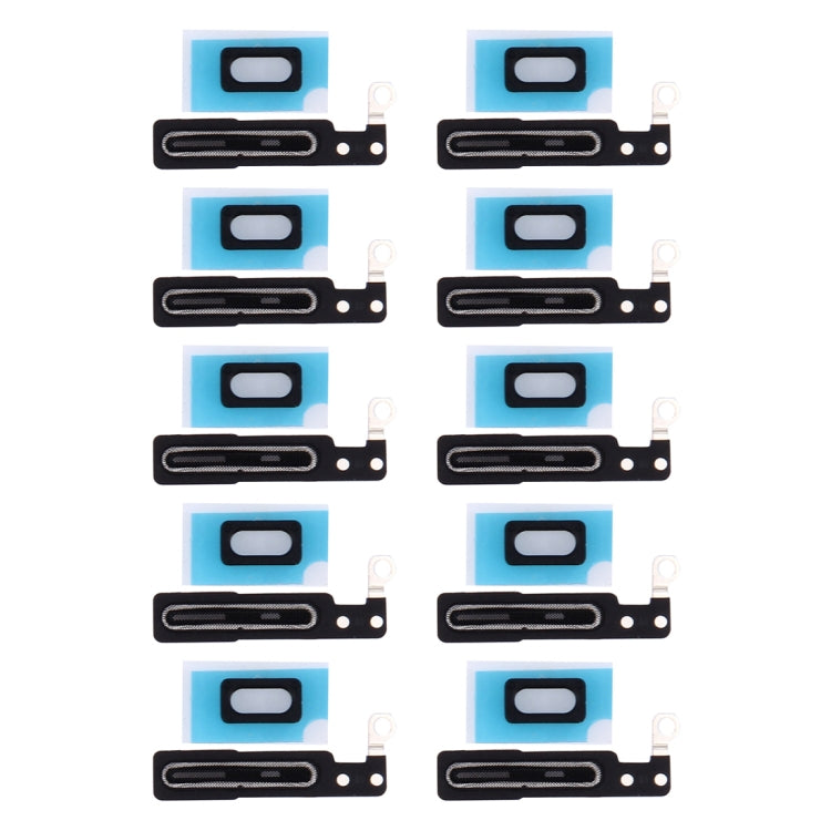 10 pezzi di copertura in rete per ricevitore auricolare + adesivo adesivo per ricevitore auricolare per iPhone 7, For iPhone 7 (10 PCS)