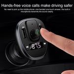 USAMS US-CC115 C21 Caricatore per auto wireless FM con doppio display digitale USB 3.4A, US-CC115 C21