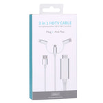 Cavo adattatore HDMI 3 in 1 Micro USB, 8 pin e Tipo C