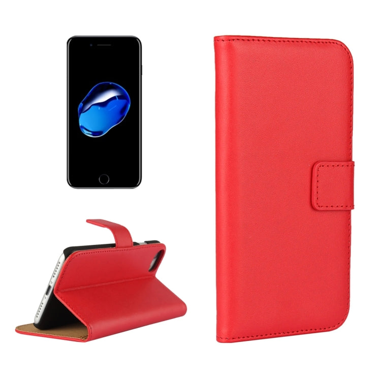 Custodia portafoglio in vera pelle per iPhone 8 e 7