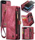 Custodia portafoglio per iPhone 8 e 7 con 10 slot carte