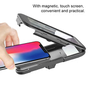 Staffa per telefono cellulare touch screen per borsa impermeabile per bicicletta per telefono inferiore a 7 pollici, Bicycle Touch Screen Bracket