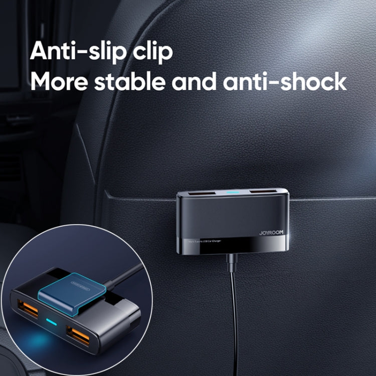 JOYROOM JR-CL03 Caricatore per auto intelligente USB multi 5 porte da 6,2 A, JR-CL03