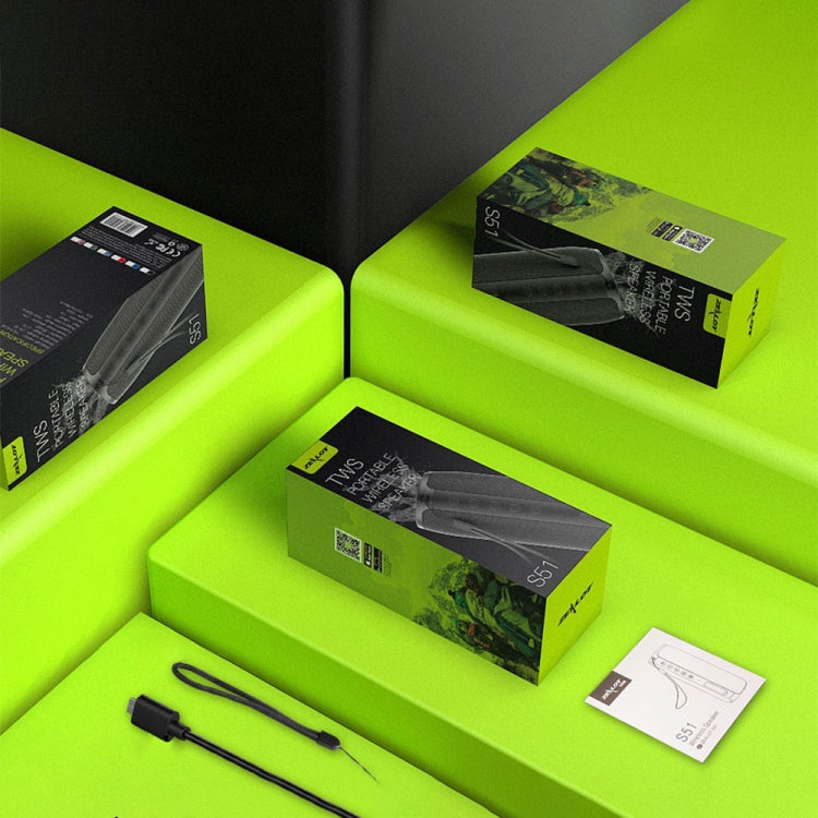 ZEALOT S51 Altoparlante Bluetooth stereo portatile con microfono incorporato, supporto per chiamate in vivavoce, scheda TF e AUX, S51