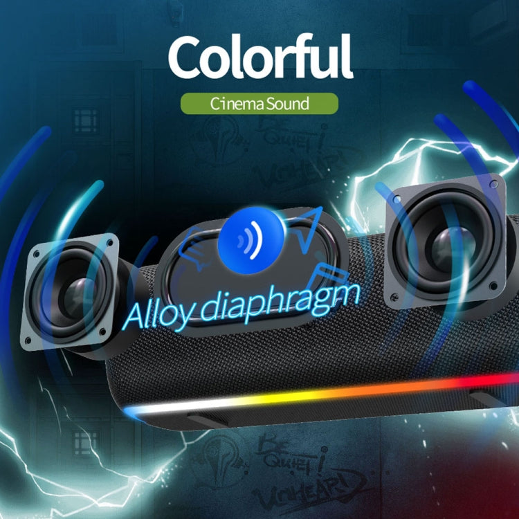 ZEALOT S55 Altoparlante Bluetooth stereo portatile con microfono incorporato, supporto per chiamate in vivavoce, scheda TF e AUX