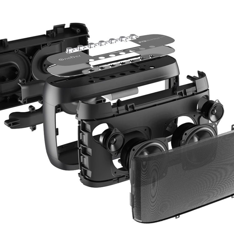 Altoparlante Bluetooth wireless portatile HiFi Bass OneDer D1 da 60 W, supporto vivavoce / USB / AUX / TF