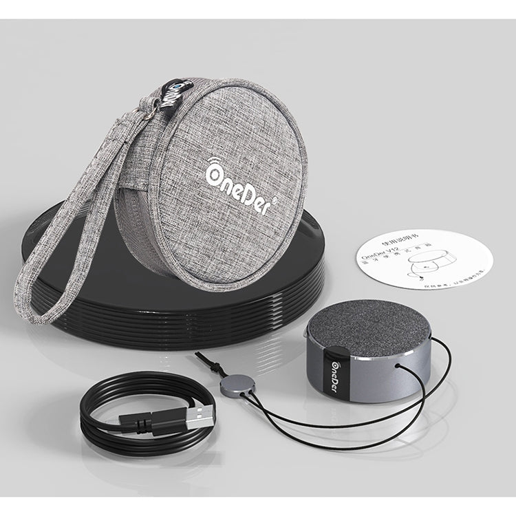 Oneder V12 Mini altoparlante wireless Bluetooth con cordino, supporto vivavoce