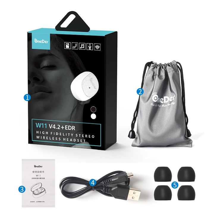 Oneder W11 Auricolari Bluetooth TWS Wireless
