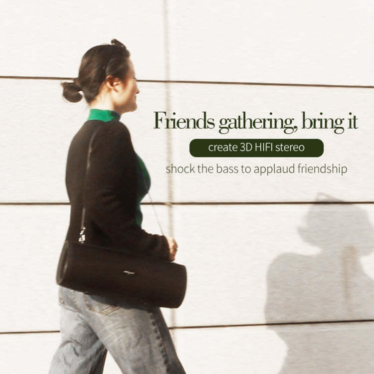 ZEALOT S39 Subwoofer portatile Altoparlante Bluetooth wireless con microfono incorporato, supporto per chiamate in vivavoce, scheda TF e AUX