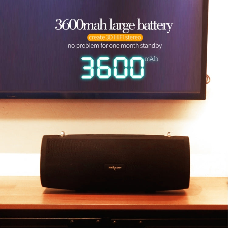 ZEALOT S39 Subwoofer portatile Altoparlante Bluetooth wireless con microfono incorporato, supporto per chiamate in vivavoce, scheda TF e AUX