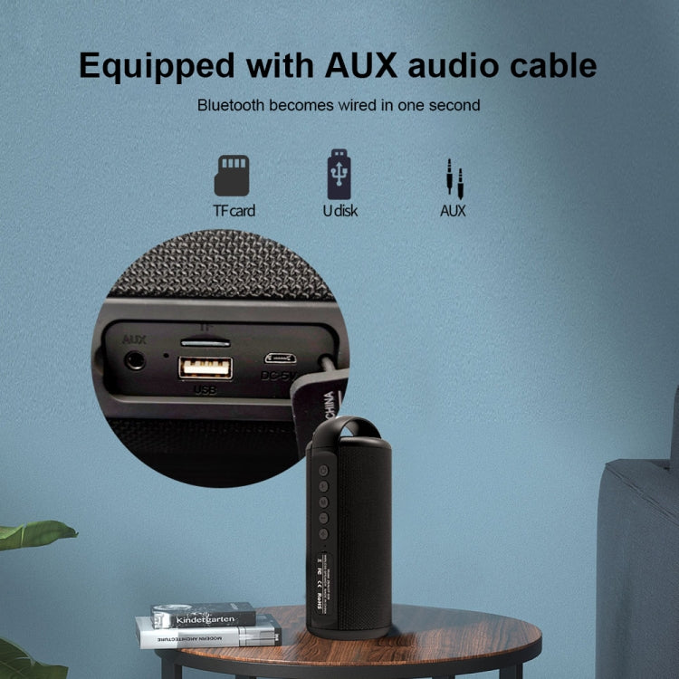 ZEALOT S36 Altoparlante Bluetooth wireless portatile per bassi pesanti con microfono incorporato, supporto per chiamate in vivavoce, scheda TF e AUX