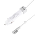 Caricabatteria da auto con interfaccia USB da 45 W 5,1 V 2,1 A con cavo dati interfaccia MagSafe da 14,5 V 3,1 A L, 14.5V 3.1A L MagSafe
