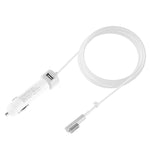 Caricabatteria da auto con interfaccia USB da 45 W 5,1 V 2,1 A con cavo dati interfaccia MagSafe da 14,5 V 3,1 A L, 14.5V 3.1A L MagSafe