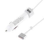 Caricabatteria da auto con interfaccia USB da 60 W 5,1 V 2,1 A con cavo dati di interfaccia MagSafe 2 da 16,5 V 3,65 A T, 16.5V 3.65A T MagSafe 2