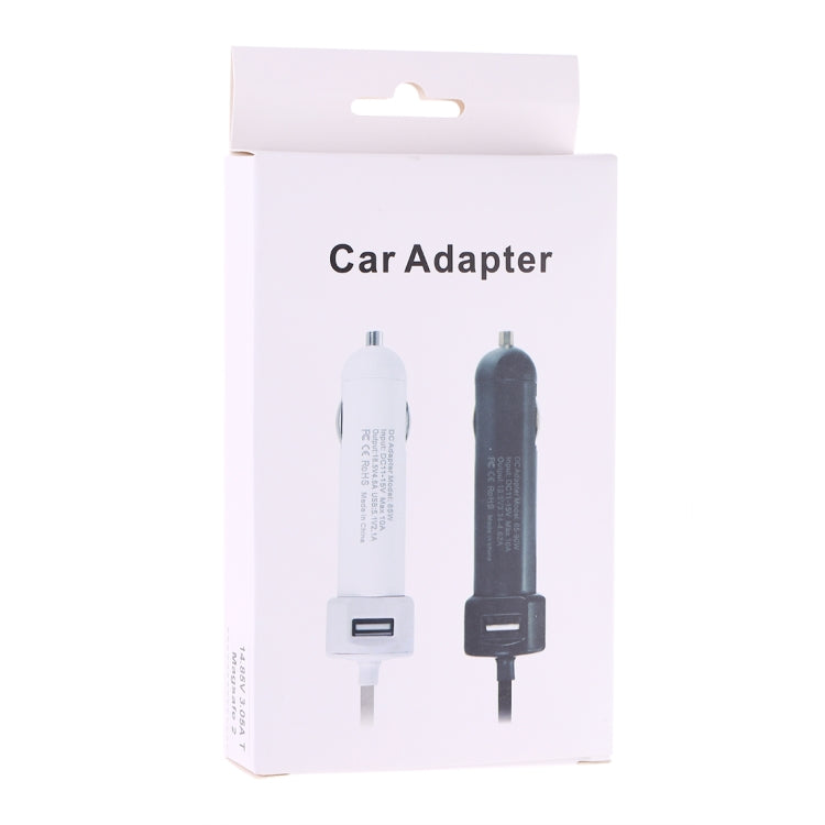 Caricabatteria da auto con interfaccia USB da 60 W 5,1 V 2,1 A con cavo dati di interfaccia MagSafe 2 da 16,5 V 3,65 A T, 16.5V 3.65A T MagSafe 2