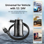 Caricabatteria da auto awei C-706 20W PD Type-C + QC 3.0 Type-A con cavo dati CL-110T, C-706