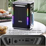Altoparlante Bluetooth portatile 300W con LED colorati
