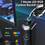 Altoparlante Bluetooth portatile con luce RGB e microfono