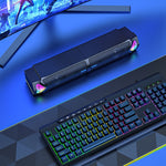 Altoparlante Bluetooth portatile con luce RGB e microfono