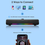 Altoparlante Bluetooth wireless portatile 16W RGB