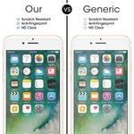 Pellicola vetro temperato per iPhone 7 Plus e 8 Plus 0,26 mm