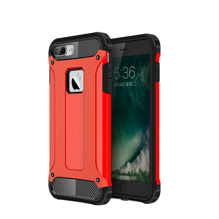 Per iPhone 8 Plus e 7 Plus Custodia combinata Tough Armor TPU + PC, For iPhone 7 Plus, For iPhone 8P & 7P