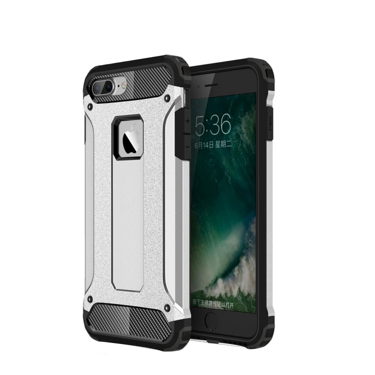 Per iPhone 8 Plus e 7 Plus Custodia combinata Tough Armor TPU + PC, For iPhone 7 Plus, For iPhone 8P & 7P