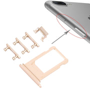 Vassoio scheda + Tasto controllo volume + Tasto accensione + Tasto vibrazione interruttore Mute per iPhone 7 Plus, For iPhone 7 Plus