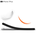 Per iPhone 7 Plus Custodia protettiva robusta per armatura in fibra di TPU con trama spazzolata, For iPhone 7 Plus, For 8P & 7P, For 7 Plus