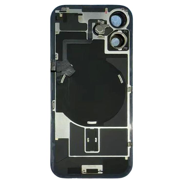 Cover posteriore in vetro originale per iPhone 17 con copertura per obiettivo della fotocamera e batteria integrata., For iPhone 17(with Camera Lens)