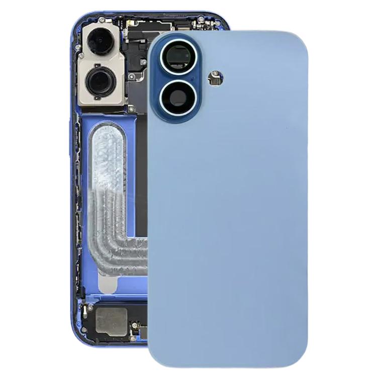 Cover posteriore in vetro originale per iPhone 17 con copertura per obiettivo della fotocamera e batteria integrata., For iPhone 17(with Camera Lens)