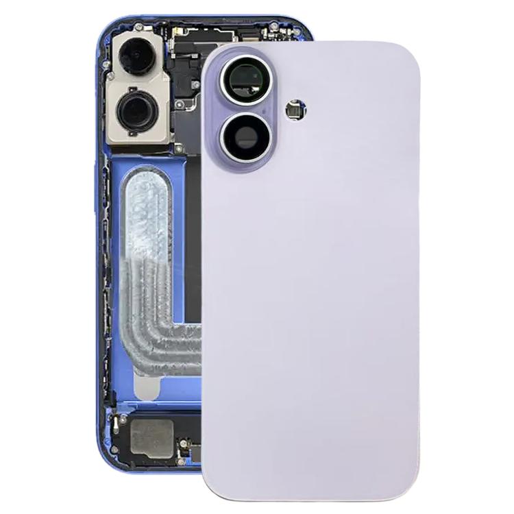 Cover posteriore in vetro originale per iPhone 17 con copertura per obiettivo della fotocamera e batteria integrata., For iPhone 17(with Camera Lens)