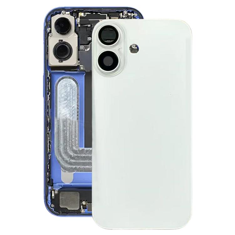 Cover posteriore in vetro originale per iPhone 17 con copertura per obiettivo della fotocamera e batteria integrata., For iPhone 17(with Camera Lens)
