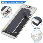 Schermo LCD OLED morbido JK per iPhone 17 Pro Max, For iPhone 17 Pro Max