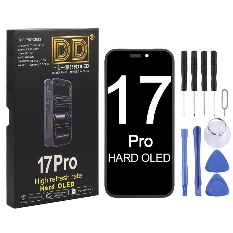 Schermo OLED rigido DD per iPhone 17 Pro, For iPhone 17 Pro (Hard LCD)