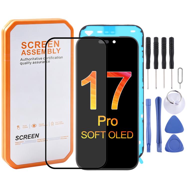 Schermo OLED morbido HXL per iPhone 17 Pro, For iPhone 17 Pro