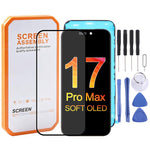 Schermo OLED morbido HXL per iPhone 17 Pro Max, For iPhone 17 Pro Max