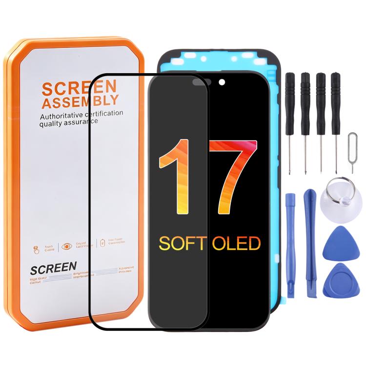Schermo OLED morbido HXL per iPhone 17, For iPhone 17