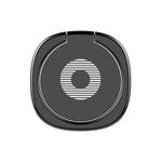 Baseus Staffa universale di supporto per anello in metallo Privity ruotabile a 360 gradi per iPhone, Samsung, HTC, LG, Huawei, Xiaomi, vivo, OPPO, telefoni cellulari o tablet Meizu, lamiera di ferro incorporata, magneti di supporto