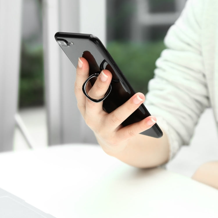 Baseus Staffa universale di supporto per anello in metallo Privity ruotabile a 360 gradi per iPhone, Samsung, HTC, LG, Huawei, Xiaomi, vivo, OPPO, telefoni cellulari o tablet Meizu, lamiera di ferro incorporata, magneti di supporto