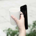 Baseus Staffa universale di supporto per anello in metallo Privity ruotabile a 360 gradi per iPhone, Samsung, HTC, LG, Huawei, Xiaomi, vivo, OPPO, telefoni cellulari o tablet Meizu, lamiera di ferro incorporata, magneti di supporto
