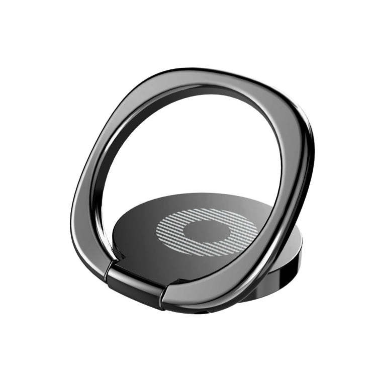 Baseus Staffa universale di supporto per anello in metallo Privity ruotabile a 360 gradi per iPhone, Samsung, HTC, LG, Huawei, Xiaomi, vivo, OPPO, telefoni cellulari o tablet Meizu, lamiera di ferro incorporata, magneti di supporto