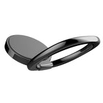 Baseus Staffa universale di supporto per anello in metallo Privity ruotabile a 360 gradi per iPhone, Samsung, HTC, LG, Huawei, Xiaomi, vivo, OPPO, telefoni cellulari o tablet Meizu, lamiera di ferro incorporata, magneti di supporto