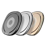 Baseus Staffa universale di supporto per anello in metallo Privity ruotabile a 360 gradi per iPhone, Samsung, HTC, LG, Huawei, Xiaomi, vivo, OPPO, telefoni cellulari o tablet Meizu, lamiera di ferro incorporata, magneti di supporto